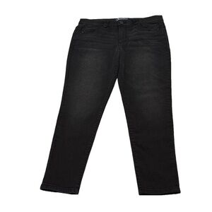 Democracy “Ab” solution Jeans, Size 12P, Black Denim